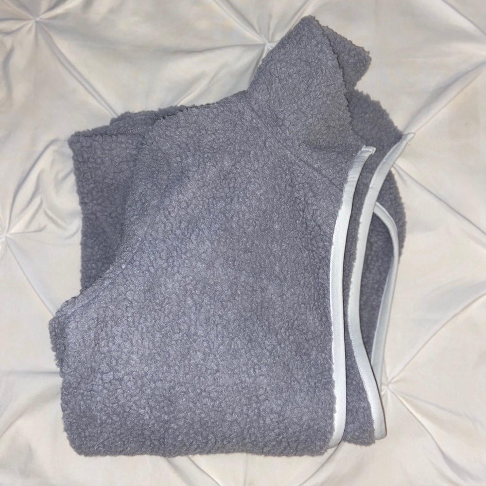 Sherpa open front jacket